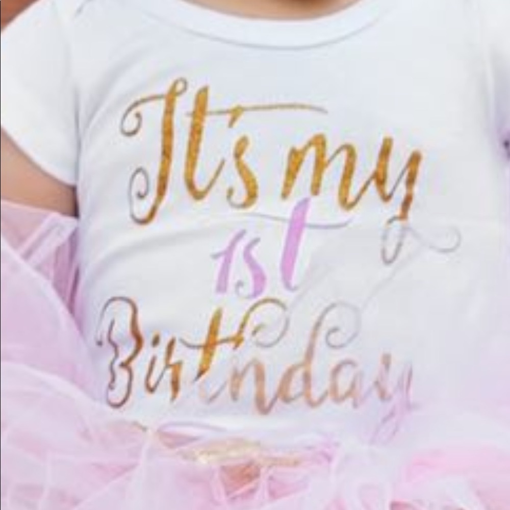 Custom birthday onesie